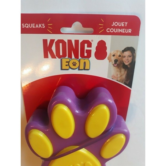 KONG Eon Paw Large Squeaky Fetch & Chew Dog Toy - Picture 5 of 6